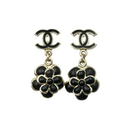 Chanel Vintage, Pre-owned Metal chanel-jewelry Zwart, Dames, Maat:ONE Size