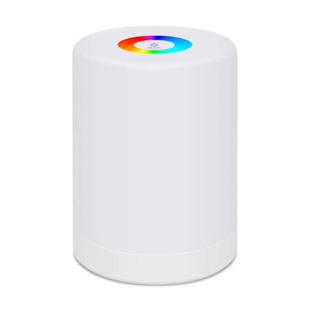 Soveværelse LED Syv Farver Lille Nattelys RGB Touch Dæmpning