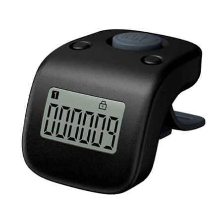 Mini Finger Counter LCD SVART
