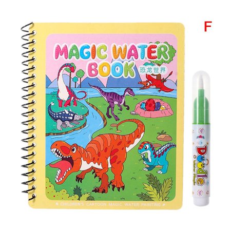 Magic Water Ritbok Målarbok FF