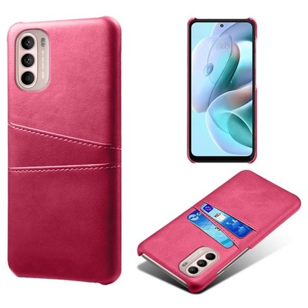 Motorola Moto G41 / Motorola Moto G31 skal med korthållare - Rosa