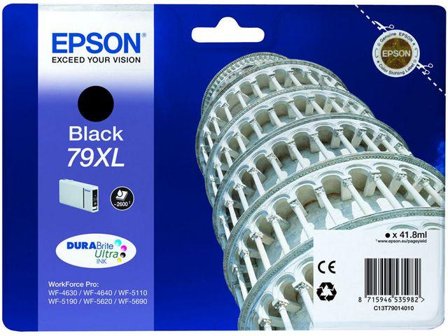 Epson 79XL - XL - svart - original - blekkpatron
