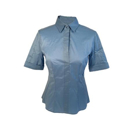 Hugo Boss Short sleeve shirt Blå, Dame Skjorter