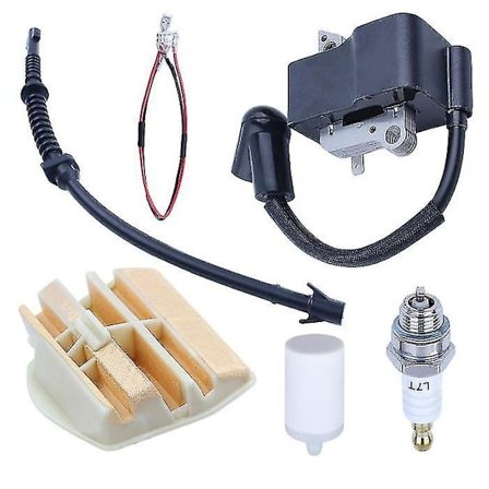 Tändspole Luftfilter Bränsleledningssats För Husqvarna 445 450 445e 450e Motorsåg 573935702 544080803