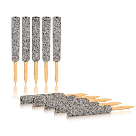 Sett med 4 plantepinne, kokos, 30 cm, espalierpinner, mosepinne, plantepinne, kokospinne for planterBY