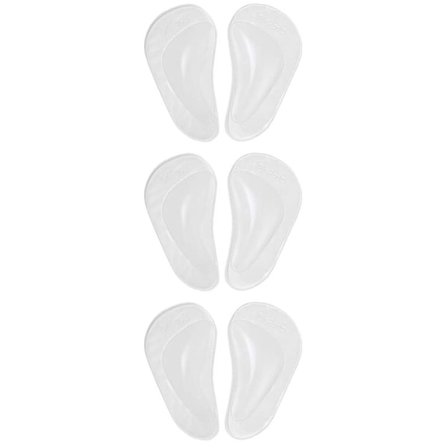 Tykk fotbue plantar fasciitt støtte sko innleggssåler 5 par transparente