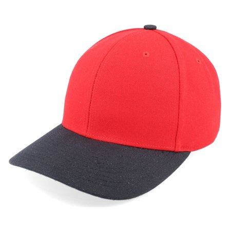 Richardson - Červená adjustable Kšiltovka - 514 Combination Red/Black Adjustable @ Hatstore