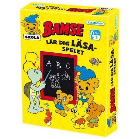 KÄRNAN Spel Bamse Lär dig läsa - ABC - Lyreco - Skola och förskola - Lekmaterial - Spel - Från 3 - 4 år