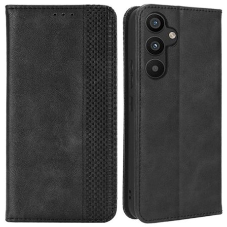 Wallet Stand Flip-telefonetui til Samsung Galaxy A34 5G - Sort