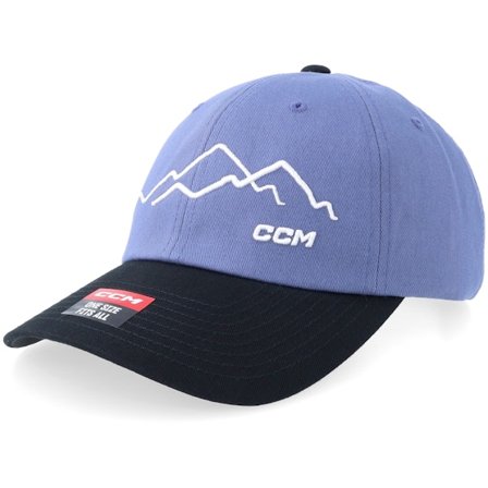 CCM - Bleu unconstructed Casquette - Winter Collection Baseball Cap Royal/Black Dad Cap @ Hatstore