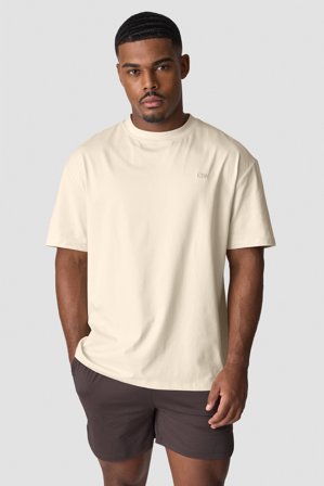 Everyday Relaxed T-shirt Men Cream