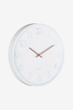 Karlsson - Väggklocka Calma - Vit - Väggklockor & bordsur - Från Homeroom