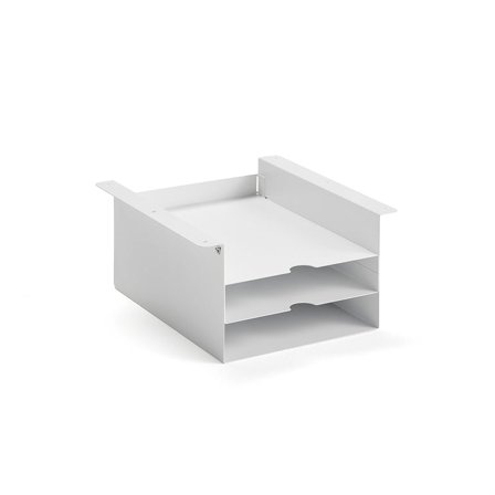 Under desk storage QBUS, low, white