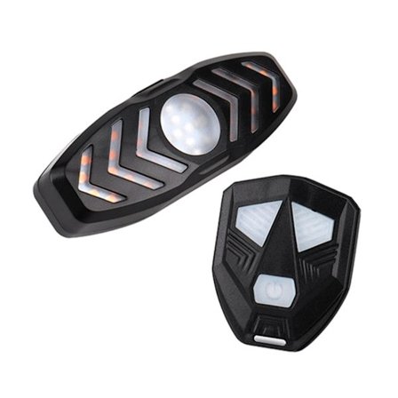 Cykel Baglygte Blinklys til Cykling, 5 Lysindstillinger Cykel Blinklys med Trådløs Fjernbetjening