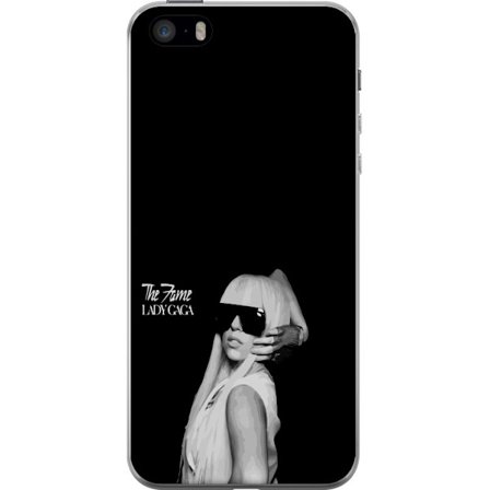 Yhteensopiva Puhelinkuori Apple iPhone 5s Stranger Things juliste, jossa pyöräily siluetteja ja punainen salamamyrsky dramaattisessa retro -muodossa