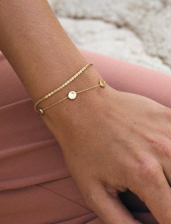 Edblad Tinsel Thin Bracelet - Gold - ONE SIZE