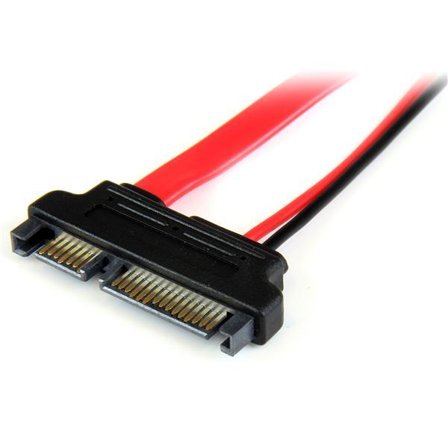 StarTech 15cm Slimline SATA to SATA Adapter with Power - F/M