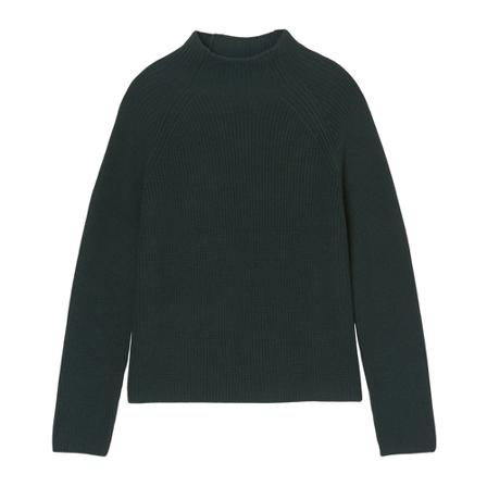 Marc O'Polo, Mock-neck knit jumper in a regular fit Zielony, Kobieta, Rozmiar: 2XL