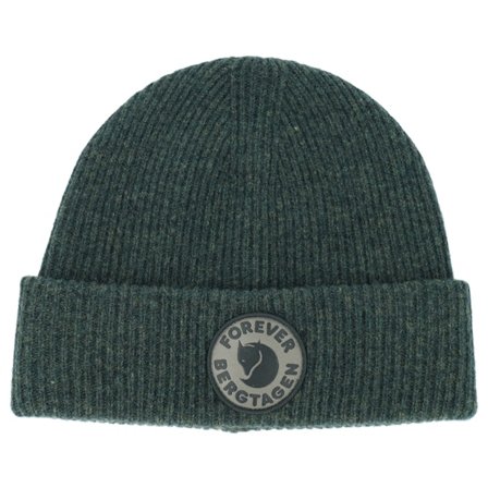 Fjällräven - Verde cuff Beanie - Bergtagen Forever Wool Deep Forest Cuff @ Hatstore