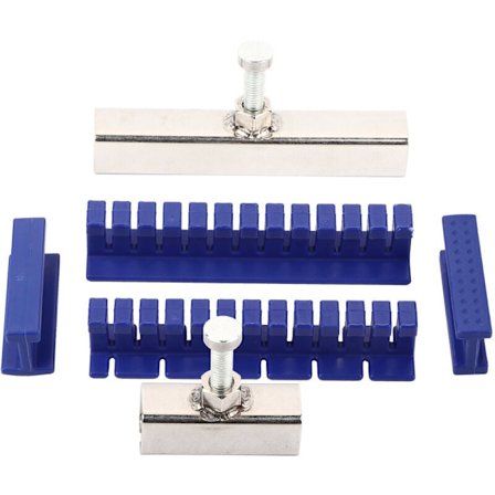 Værktøj til reparation af buler i biler, værktøjssæt til fjernelse af buler, blå buleudtrækkersæt