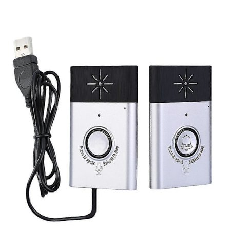 Kaksisuuntainen langaton sisäpuhelin sisäänrakennetulla kaiuttimella, kulunvalvontajärjestelmä, jopa 6 kuukauden valmiusaika, 100*60*14,8 mm