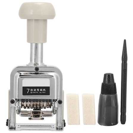 Numerointilaite Toimistotarvikkeet Koulutavarat Automaattinen Siirto 7-Numeron Sinetti