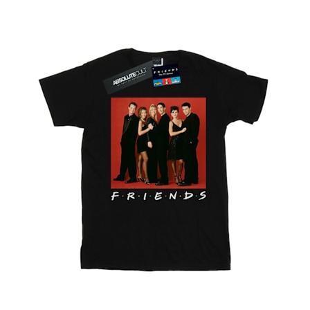 Friends Boys Group Photo Formal T-Shirt 9-11 År Svart Black 9-11 Years