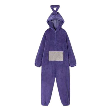 Unisex Teletubbies Kostyme Disi Onesies Lala Cosplay Pyjamas Jumpsuit