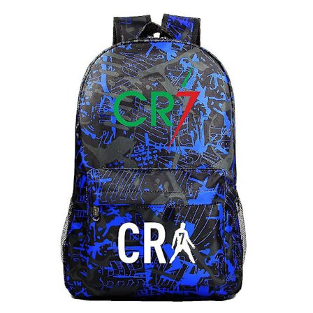 Cristiano Ronaldo Cr7 Reput pojille ja tytöille - Sarjakuva lasten koulureppu, matkareppu, suuri olkalaukku