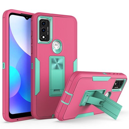 QU-Højkvalitets stødsikkert bagcover PC blødt TPU beskyttelsesetui til moto g pure
