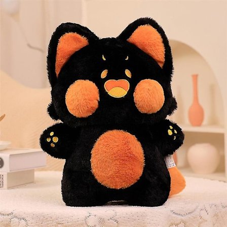 40 cm Dudu Cat Anime Kawaii Tecknad Plysch leksak stoppad mjuk kattdocka Djurkudde Födelsedag Halloween present till barn Tjej