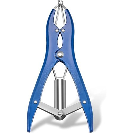 Ballongutvidelses Tang Blå Sekvens Fyllingstang Rustfritt Stål Ballongmunn Utvider DIY Verktøy for Fylling av Ballongsekvenser Kronblad Fjær