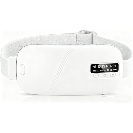 Opvarmet hoftebælte, varme kompressionsbælte, menstruationsvarmebånd, elektrisk varmebælte til taljen, genopladelig menstruationsvarmepude, 5 