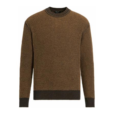 Z Zegna, Round-neck Knitwear Bruin, Heren, Maat:M