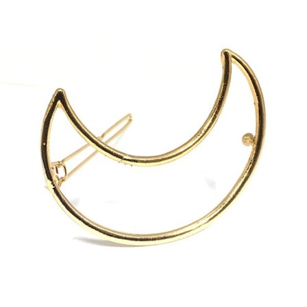 Vackert hårsmycke av hög kvalitet - halvmåne