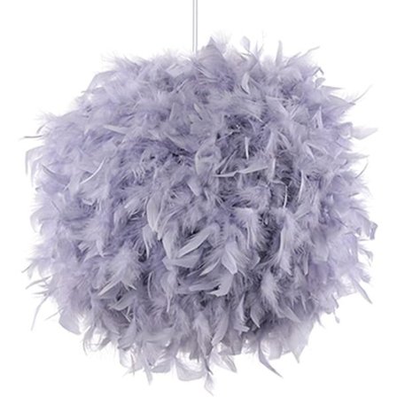 Fjer Pendellampe, Moderne 30CM Kugle Lysekrone, E27 Loft