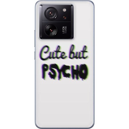 Kompatibel Mobilcover til Xiaomi 13T Rainbow-farvet legetøjsfigur med et glad ansigt og farverige cirkler i en legesyg studieillustration