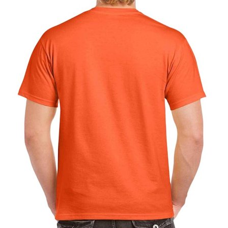 Gildan Herr Heavy Cotton T-Shirt S Vinröd
