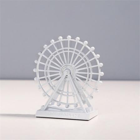 London Eye Ornament Pariserhjul Modell Vit