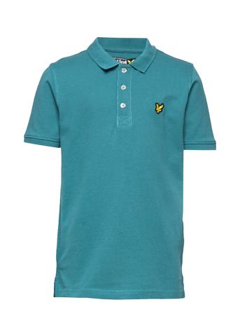 Classic Polo Shirt T-shirts Polo Shirts Short-sleeved Polo Shirts Grønn Lyle & Scott Junior*Betinget Tilbud
