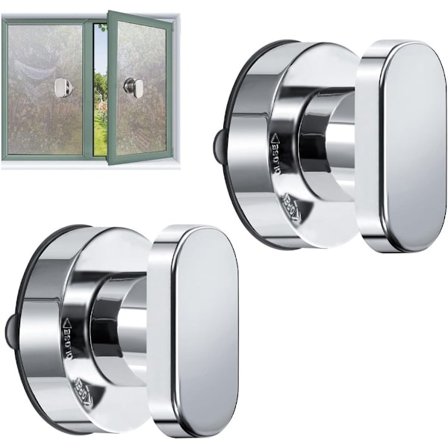 Dørhåndtag med sugekop - Håndtag med sugekop - 62*50mm - Sugekop håndtag - Skabsknopper - Skabstræk - Ingen boring - Kun til