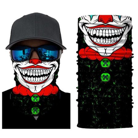 Multifunktionel Bandana med Ansigtsmotiv - Beskyttelse og Stil