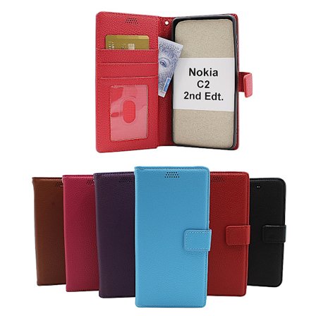 New Standcase Wallet Nokia C2 2nd Edition