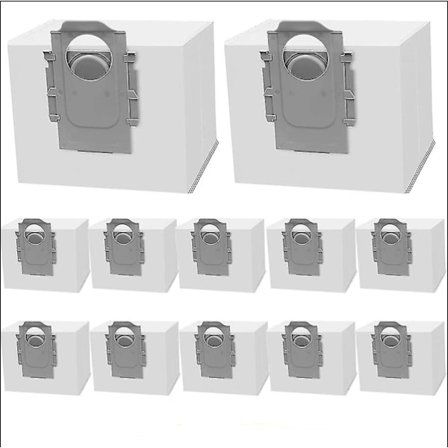 12-pack dammsugarpåsar till Q7 Max /Q7 Max+ / Q7 Max Plus, till S7 Maxv Ultra/S7 Pro Ultra dammsugare