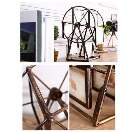 Roterende Vindmølle Hjul Billederamme Fotoalbum Selvmontering Bryllup Familie Foto Ramme Hjem Desktop Dekoration A