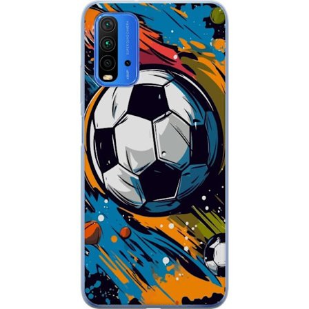 Mobilskal till Xiaomi Redmi 9T med Fotbollar