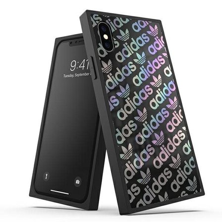 Adidas OR Square Case til iPhone X / Xs - sort