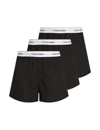 Boxer Slim 3Pk Black Calvin Klein