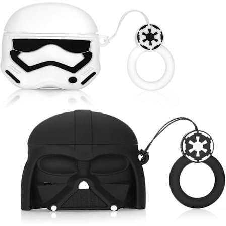 Star Airpods Case 2 Wars Packs, Skyddande Stötsäker Fodral Cover Skins Med Nyckelring Kompatibel Med Apple Airpod Pro-m
