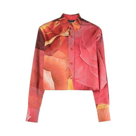 Just Cavalli Crop shirt Pink, Dame Skjorter, Størrelse: XS